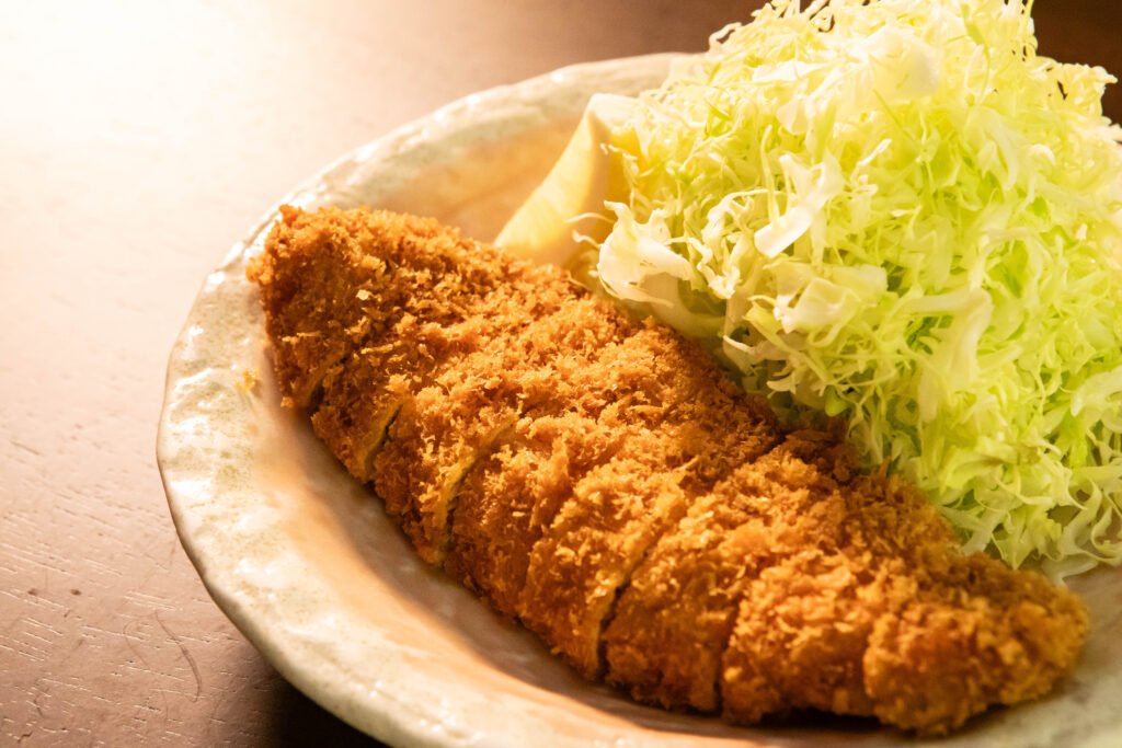 Roast pork cutlet set meal